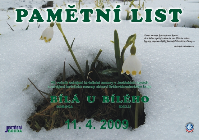 Bílá u Bílého 2009